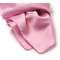 Pink Polyester Satin Scarf - 30"x30"
